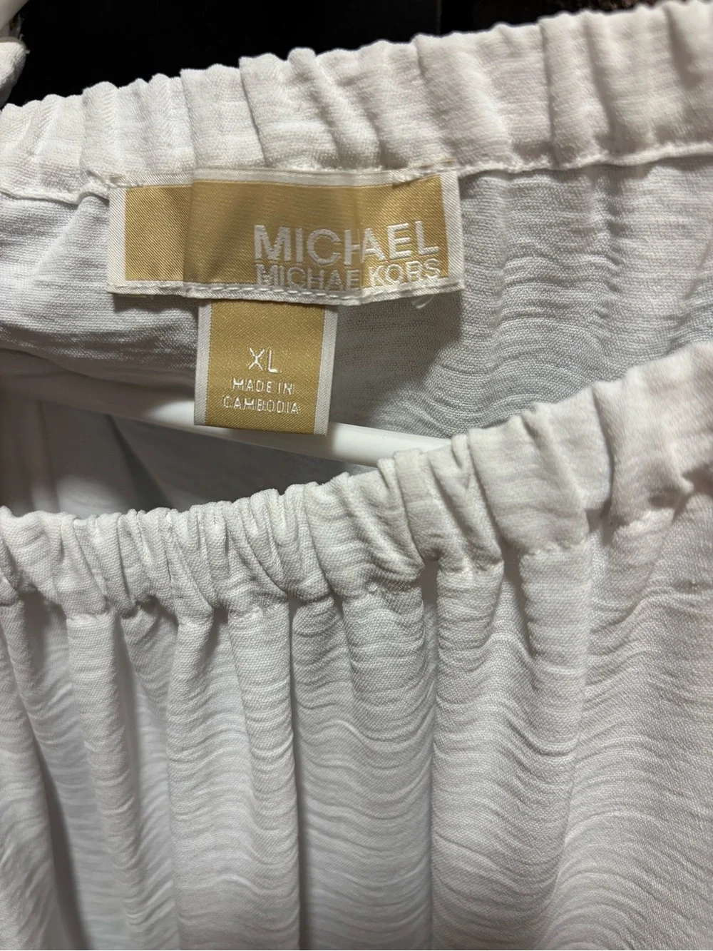 Michael Kors sleeveless white